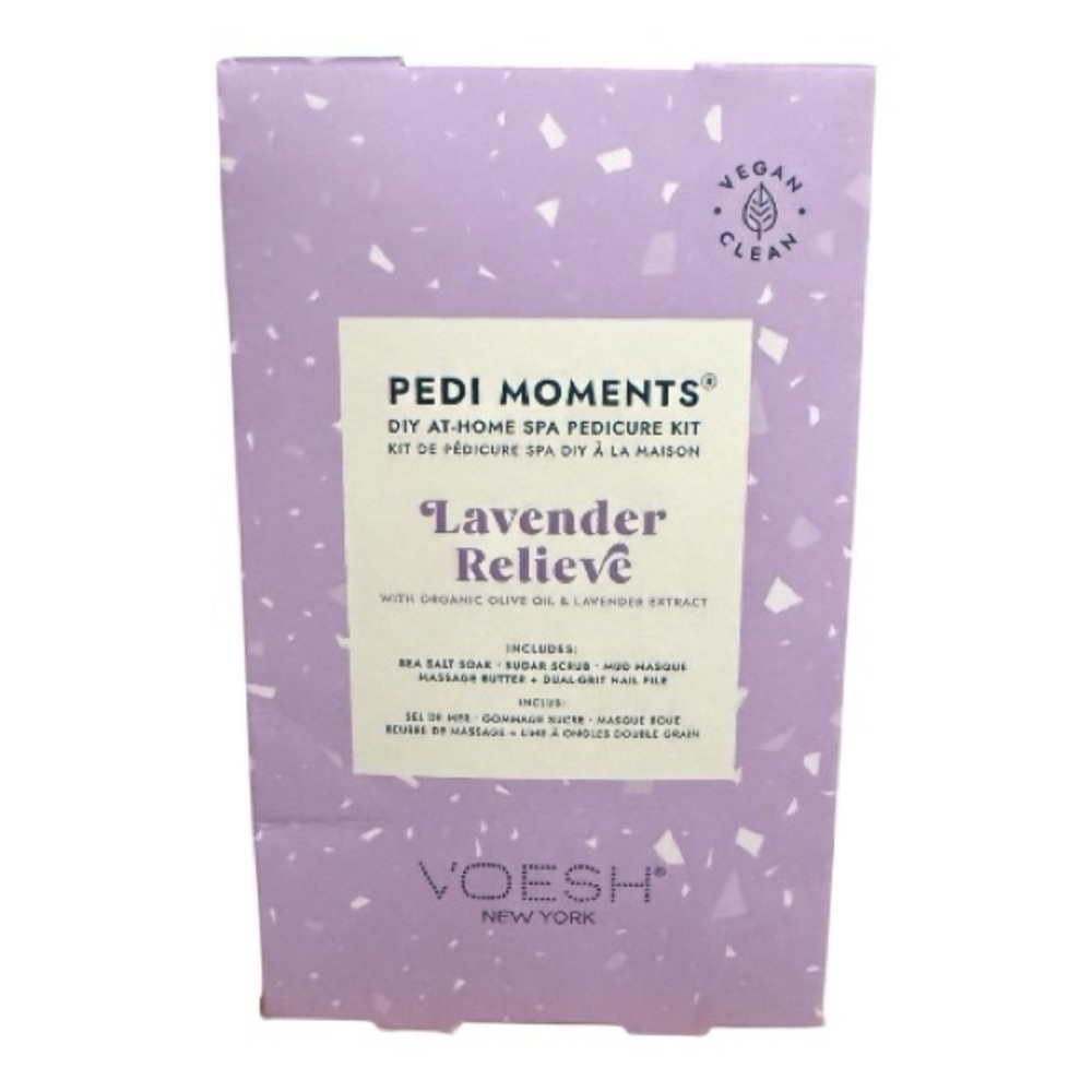 Voesh New York Lavender Relieve Pedi Moments Kit